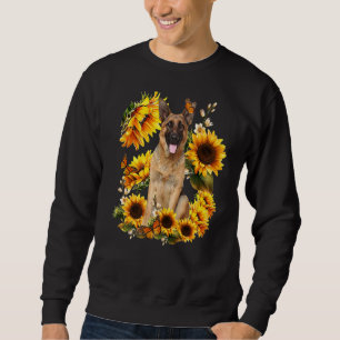 Dog Mum Mother's Day Sunflower German Shepherd Mo Sweatshirt