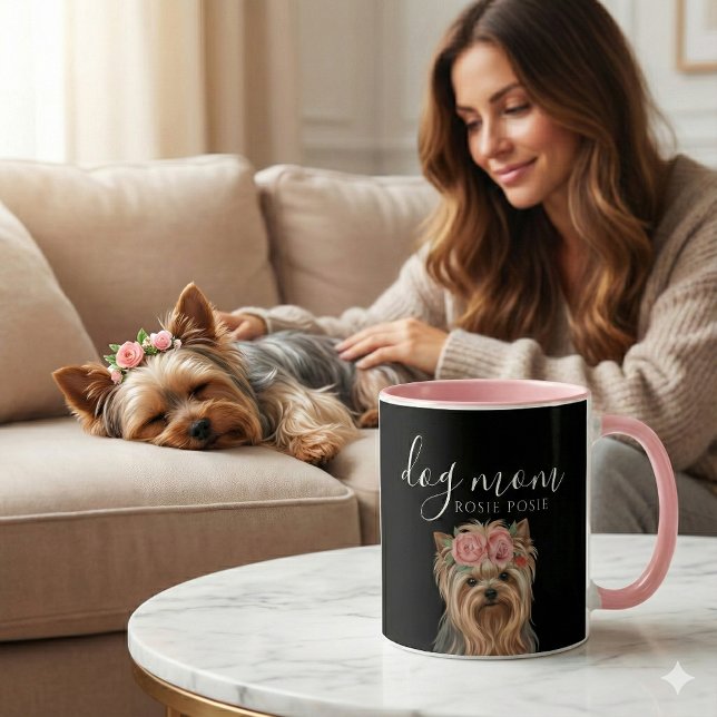 Dog Mum Mug (Celebrate a special dog mom with this cute personalized mug! )