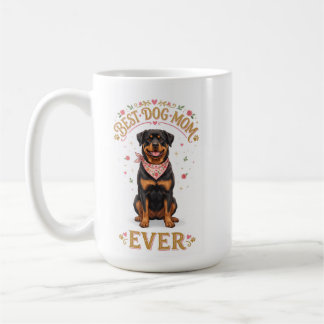 Dog Mum Mug, Rottweiler Mother's Day Coffee Cup