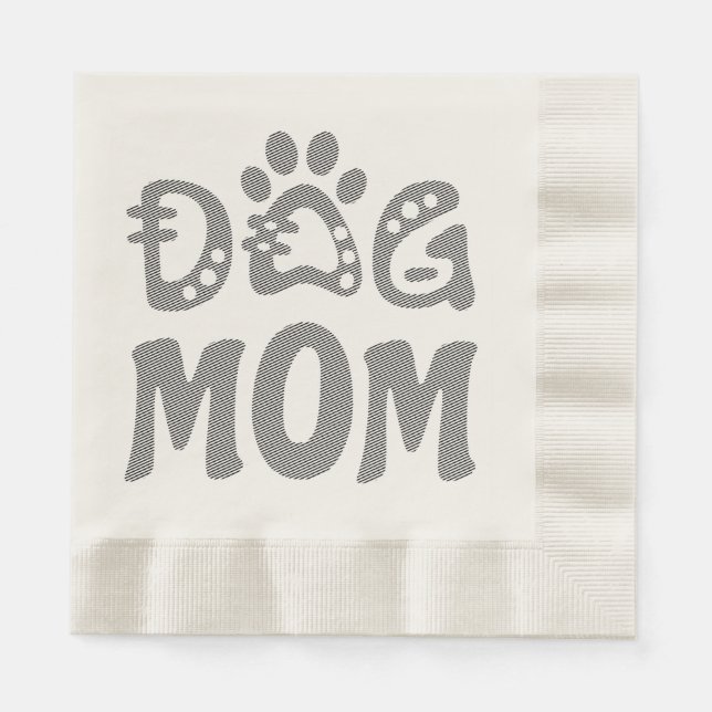 Dog Mum Napkin (Front)