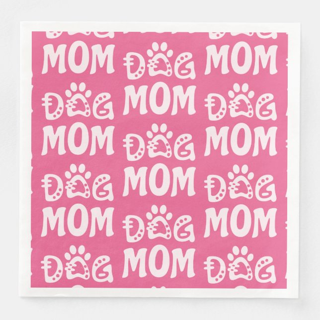Dog Mum Napkin (Front)