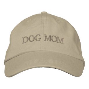 Dog Mum Neutral Embroidered Hat