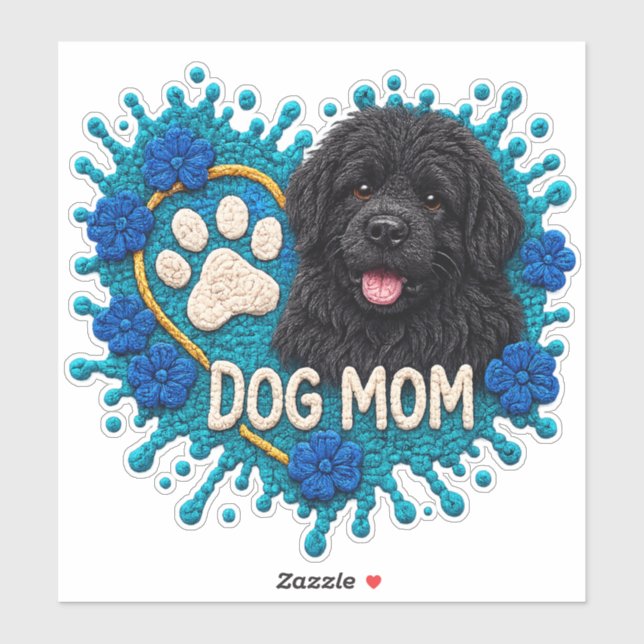Dog Mum (Newfie) Knit  (Sheet)