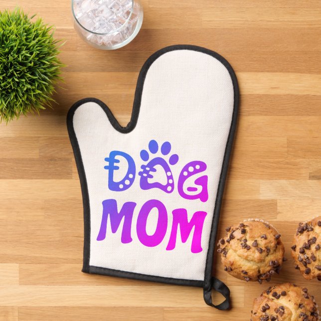 Dog Mum Oven Mitt (Top down)
