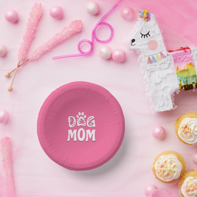 Dog Mum Paper Plate (Party)