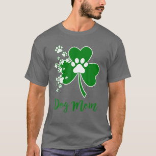 Dog Mum- Paw Dog Irish-Patrick's Day T-Shirt