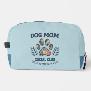 Dog Mum  Paw Floral  Dopp Kit