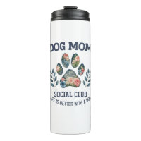 Dog Mum  Paw Floral 