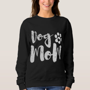 Dog Mum Paw Gift Sweatshirt