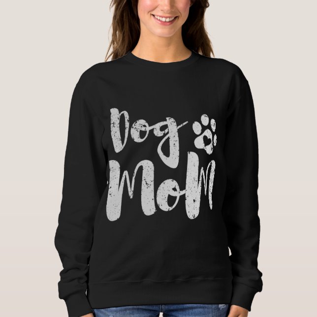 Dog Mum Paw Gift Sweatshirt (Front)