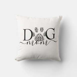 Dog Mum pawprint Cushion