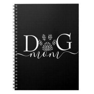 Dog Mum pawprint Notebook
