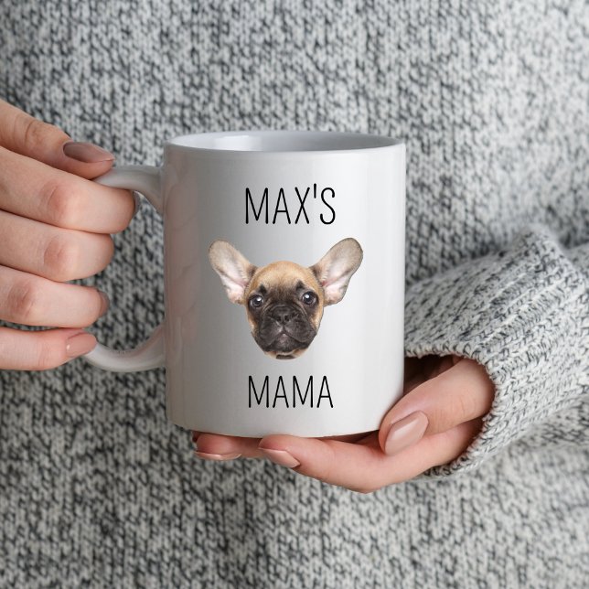 Dog Mum Personalised Name Face Mama Mother's Day Mug (Creator Uploaded)