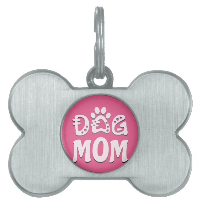 Dog Mum Pet ID Tag (Front)