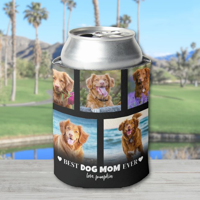 Dog Mum Pet Photo Can Cooler (Dog Mom Pet Photo Can Cooler )
