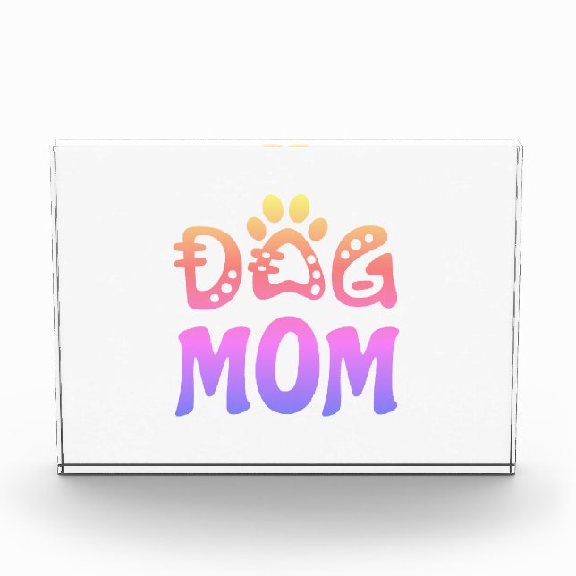 Dog Mum Photo Block (Front)