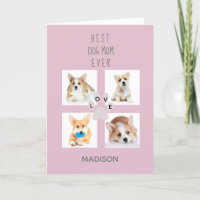 Dog Mum photo college | mothers day