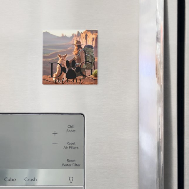 Dog Mum photo memory Magnet (In Situ (Fridge))