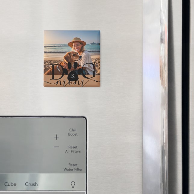Dog Mum photo memory monogram Magnet (In Situ (Fridge))
