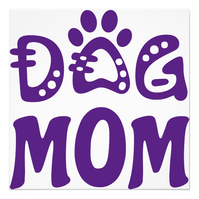 Dog Mum Photo Print (Front)