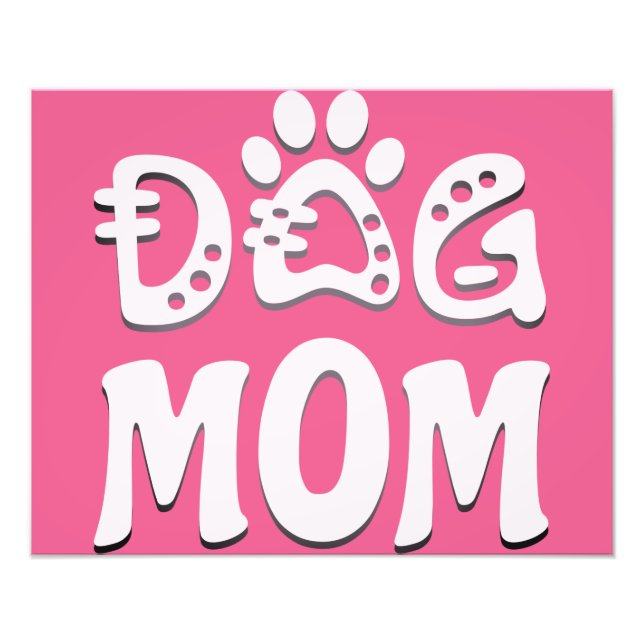 Dog Mum Photo Print (Front)