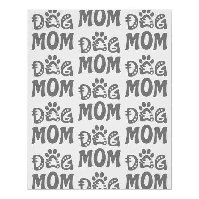 Dog Mum Poster (Front)