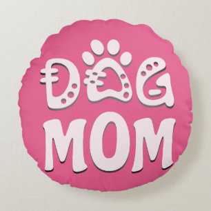 Dog Mum Round Cushion
