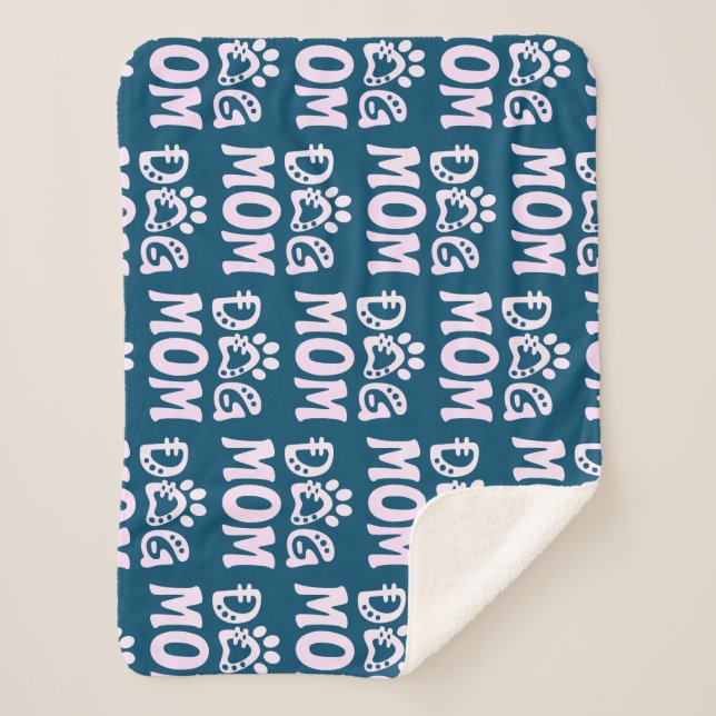 Dog Mum Sherpa Blanket (Front)