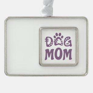 Dog Mum Silver Plated Framed Ornament