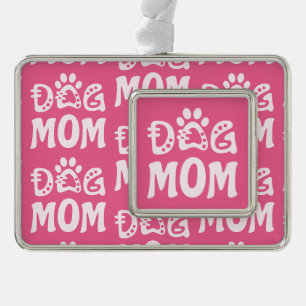 Dog Mum Silver Plated Framed Ornament