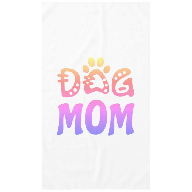 Dog Mum Tablecloth (Front)