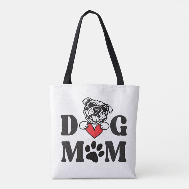 Dog mum  tote bag (Back)