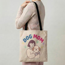 Dog Mum Tote Bag Funny Dog Lover Gift Dog Mama