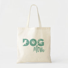 Dog Mum Tote - Teal