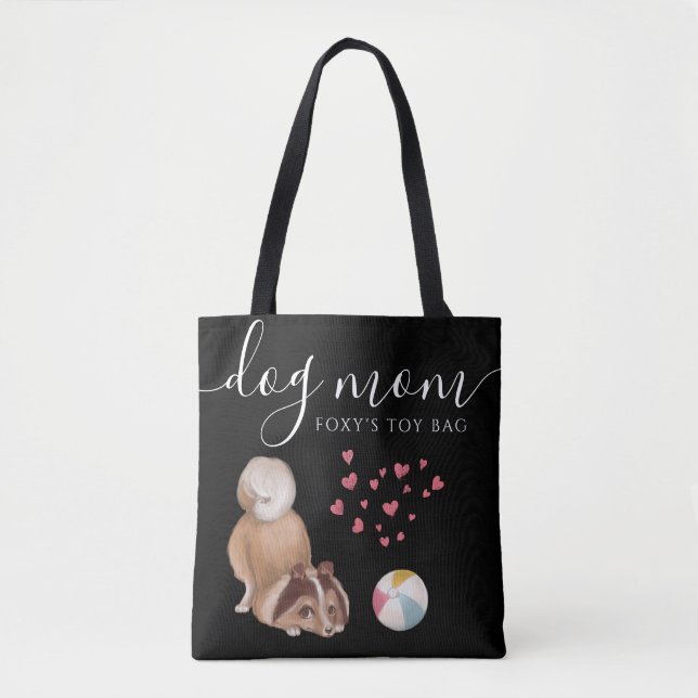 Dog Mum Toy Tote Bag (Front)