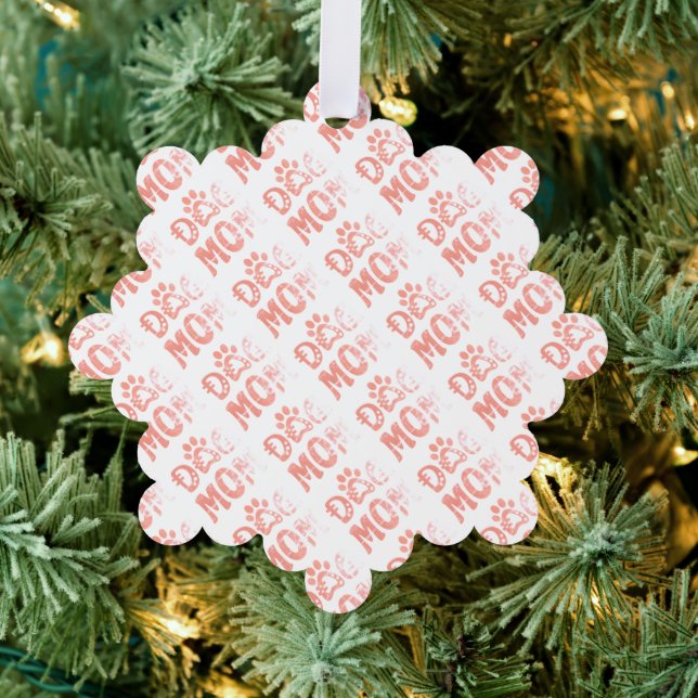 Dog Mum Tree Decoration Card (Insitu (Tree))