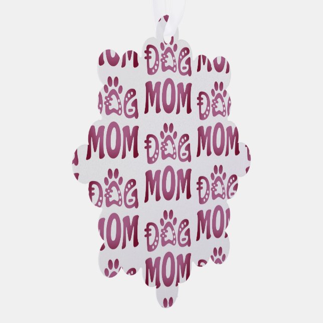 Dog Mum Tree Decoration Card (Right)