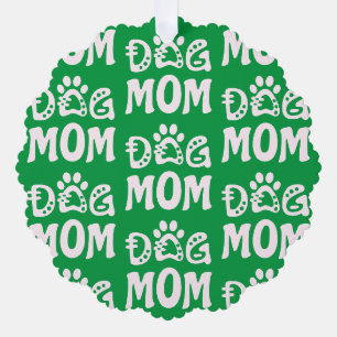 Dog Mum Tree Decoration Card