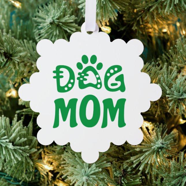 Dog Mum Tree Decoration Card (Insitu (Tree))