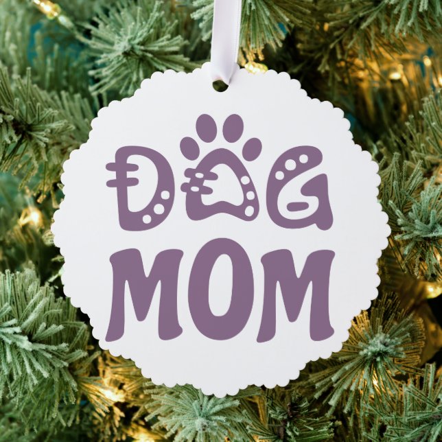 Dog Mum Tree Decoration Card (Insitu (Tree))