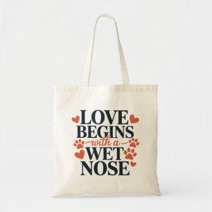 Dog Mum Valentine Tote Bag