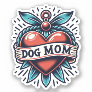 Dog Mum Vinyl Dog Sticker