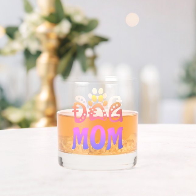 Dog Mum Whiskey Glass (Insitu (Wedding))