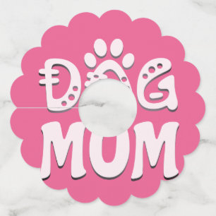 Dog Mum Wine Glass Tag