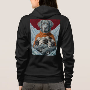 Dog Mum With 11 Puppies Hoodie Women - Renaissance