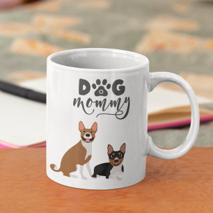 Dog Mummy Basenji Hounds Cute Coffee Mug