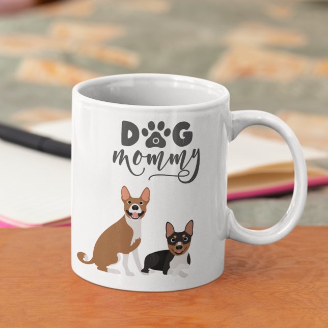 Dog Mummy Basenji Hounds Cute Coffee Mug (Creator Uploaded)