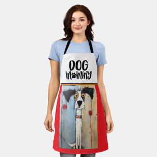 Dog Mummy Red & Yellow Doggie Apron