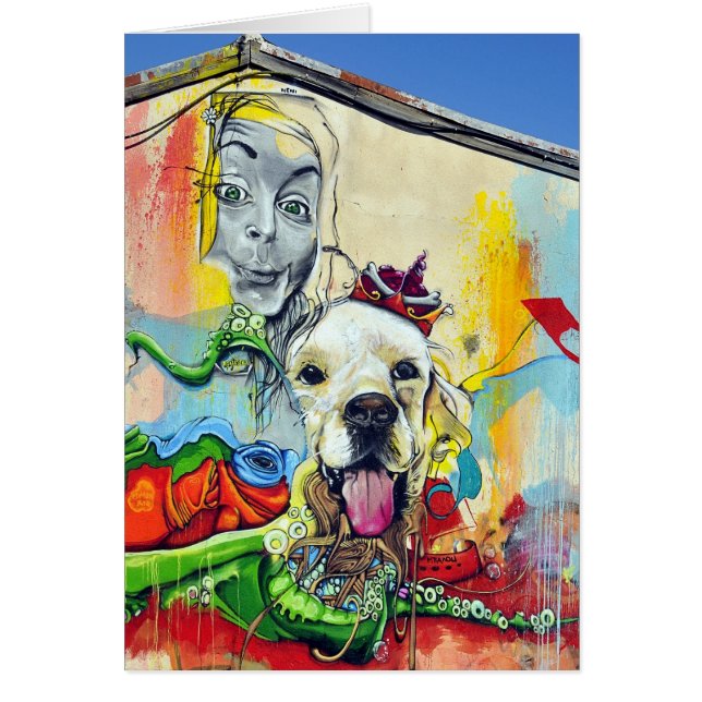 Dog Mural Graffiti (Front)