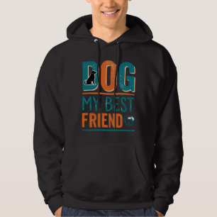 Dog My Best Friend Vintage Dog Lover Shirt Design_